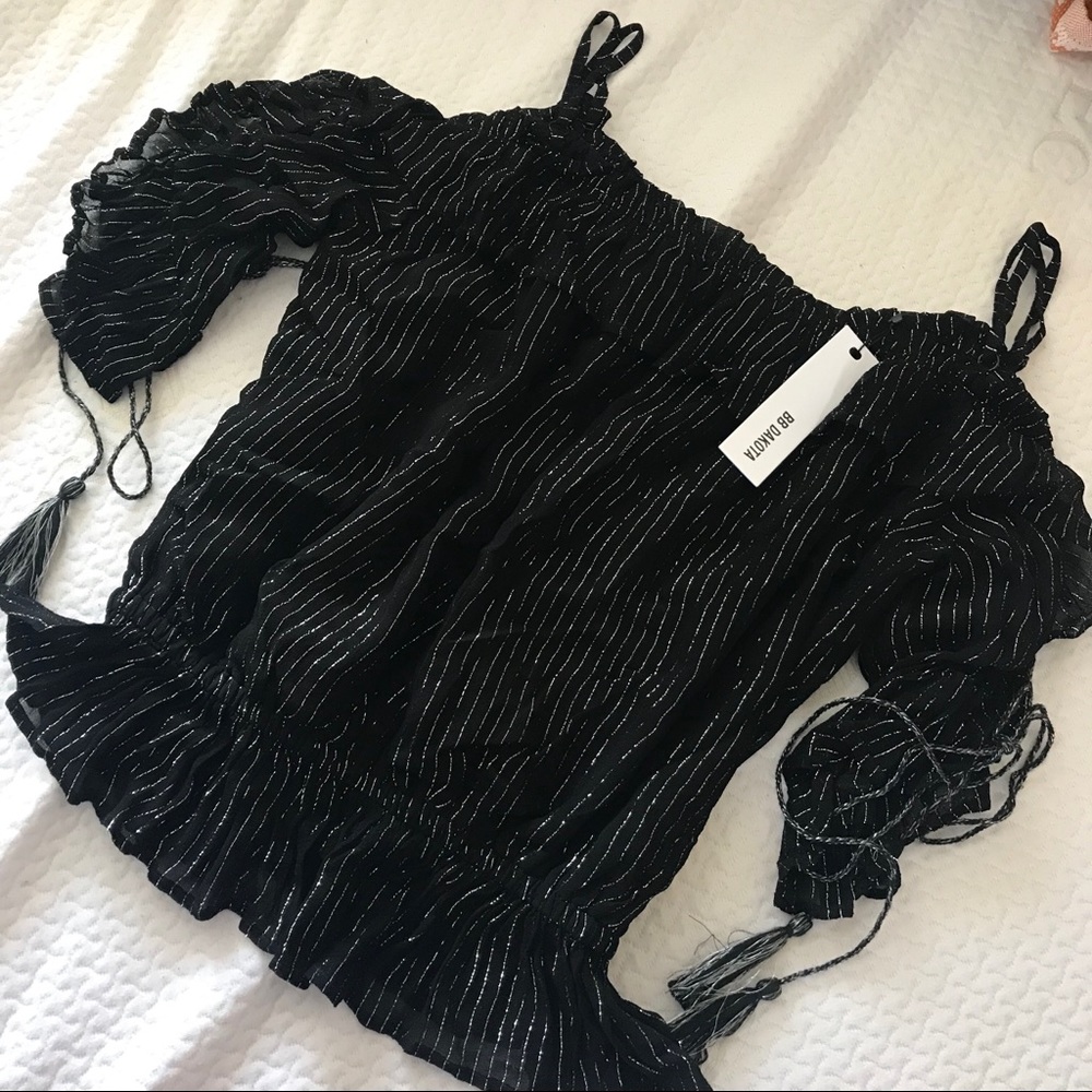 BB Dakota Black Party Top